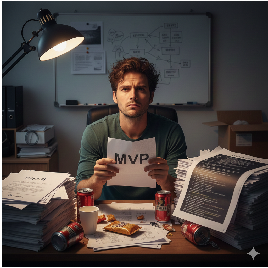 SaaS 빌더의 생존 전략: 퇴사통보 전 구축해야 할 데이터 파이프라인과 MVP뜻의 재정의